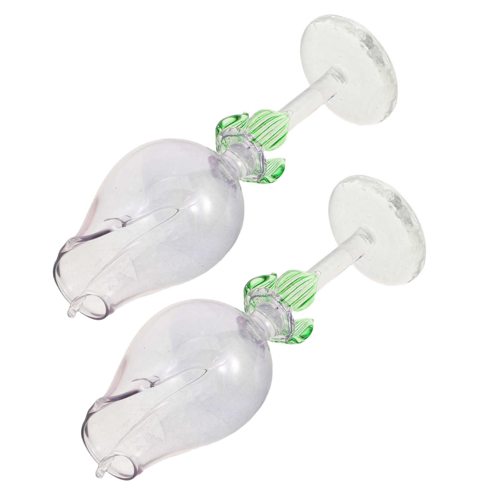 Home And You Fragrance Diffuser - قطعتان من زجاجات العطر الزجاجية على