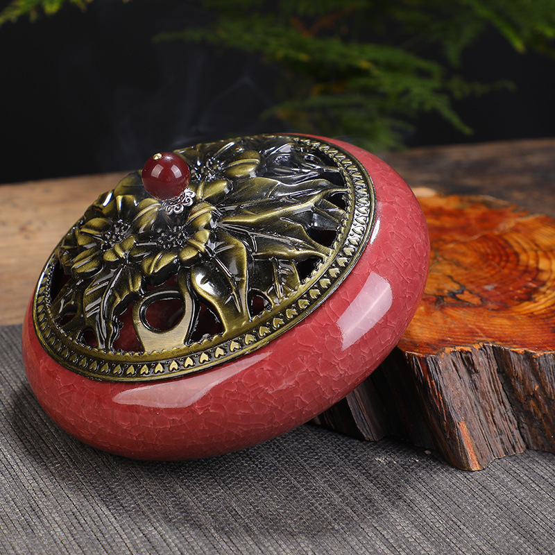 حامل مخروطي سيراميك كبير لملف  - مراجعة Incense Cone Holder وسعره