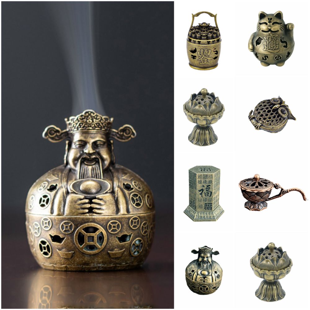 جديد النمط الصيني مبخرة سبائك  - مراجعة Incense Cone Holder وسعره