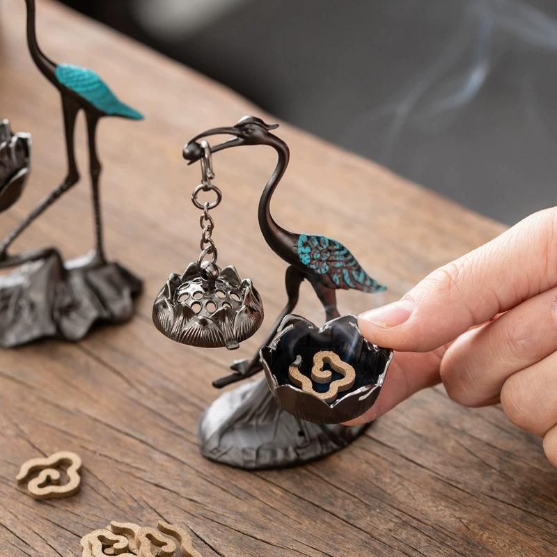 【السلام】مبخرة بتصميم صيني من س - مراجعة Incense Cone Holder وسعره