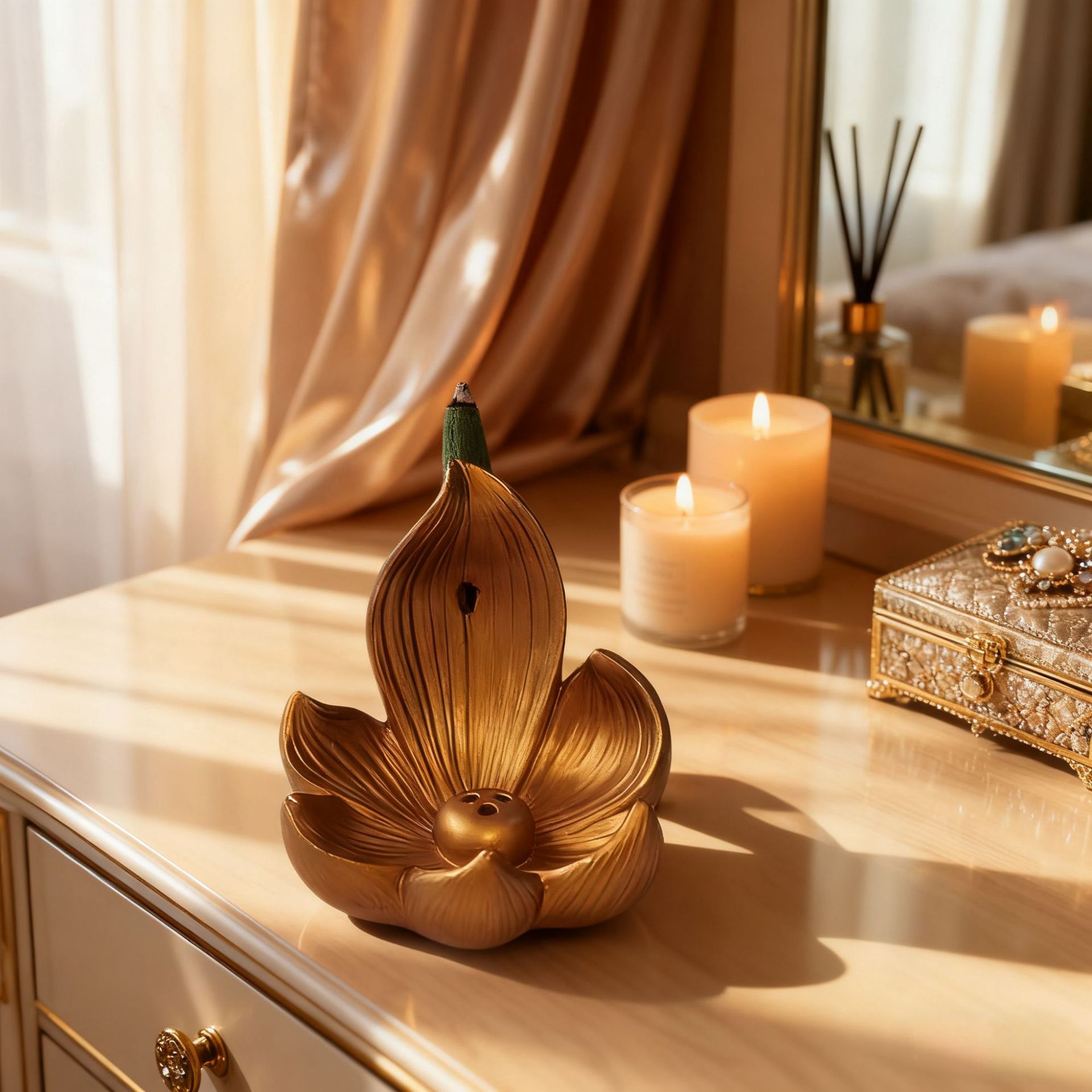 حامل بخور من الراتنج على شكل ز - مراجعة Incense Cone Holder وسعره