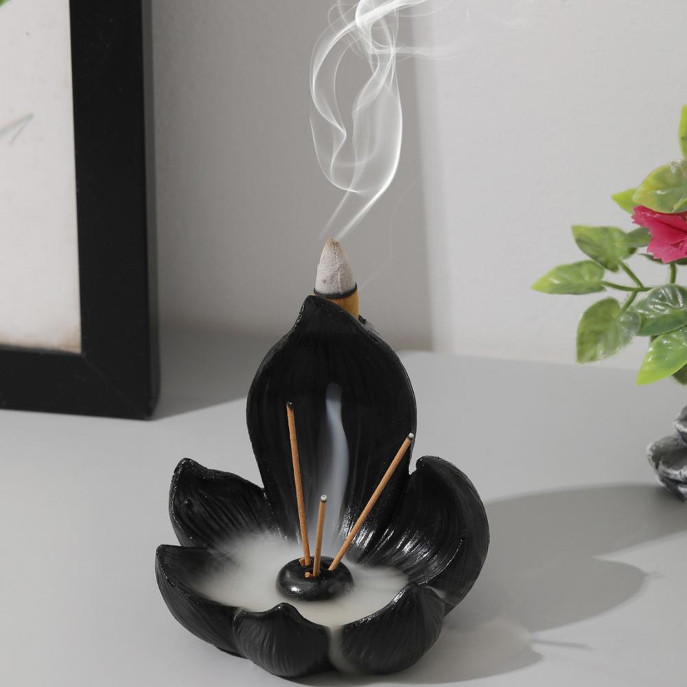 حامل بخور اللوتس من الراتنج، م - مراجعة Incense Cone Holder وسعره