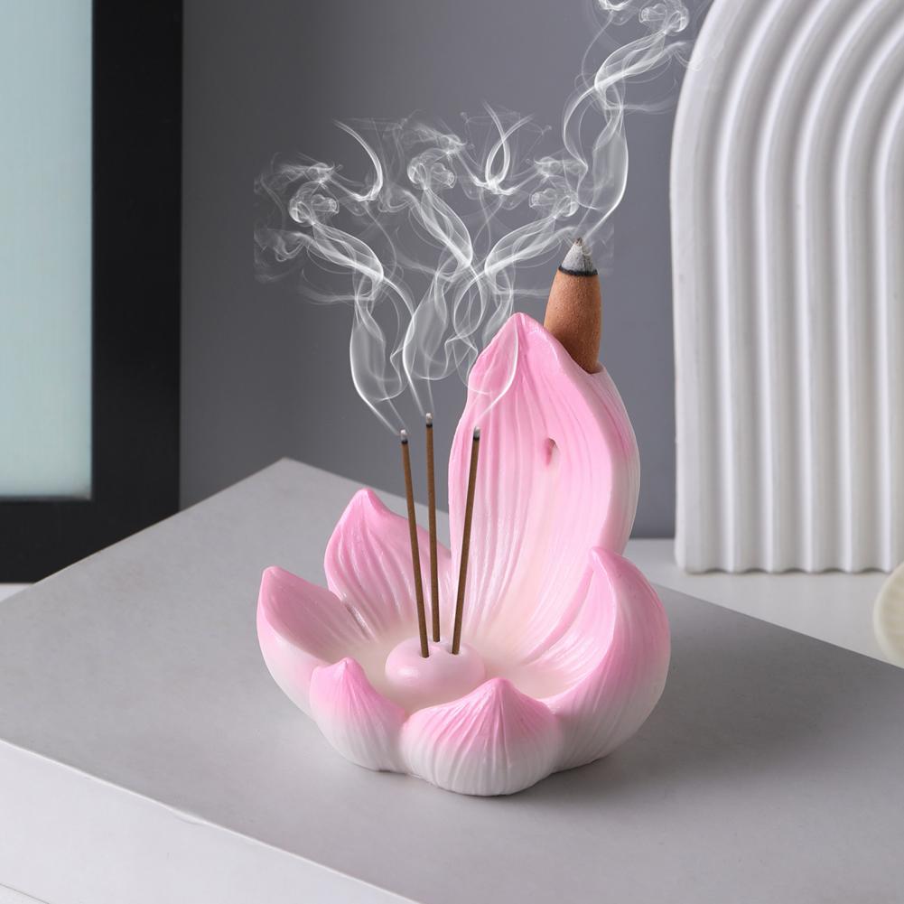 حامل بخور اللوتس من الراتنج، م - مراجعة Incense Cone Holder وسعره